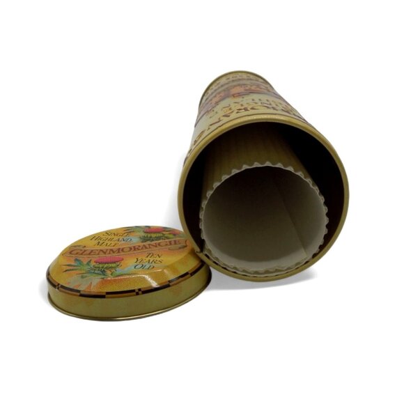 GLENMORANGIE Single Highland 10 Years Old Scotch WHISKY Tin Vintage 12" - Picture 8 of 10